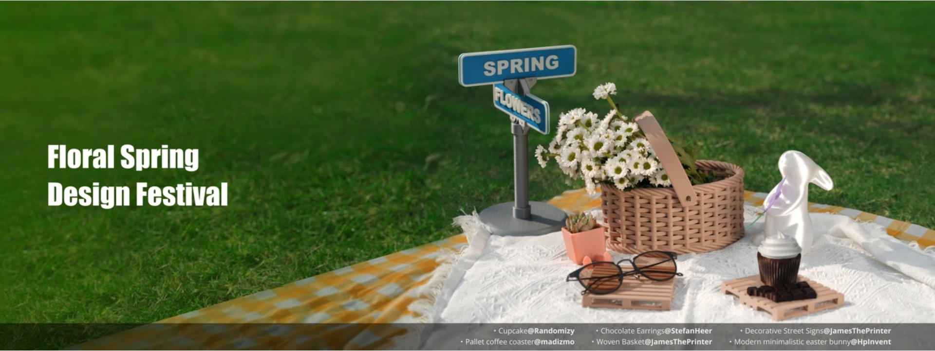 Banner for the Floral Spring Contest Festival