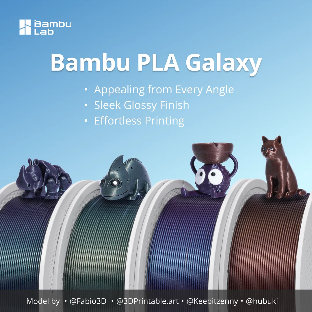 Bambu Lab PLA Galaxy Filament